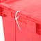Global Industrial Distribution Container With Hinged Lid 21-7/8x15-1/4x17-1/4 Red 257811RD - alternate 5